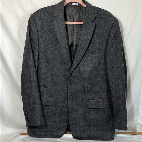 Calvin Klein Gray Sport Coat with Notch Lapels - Picture 1 of 7